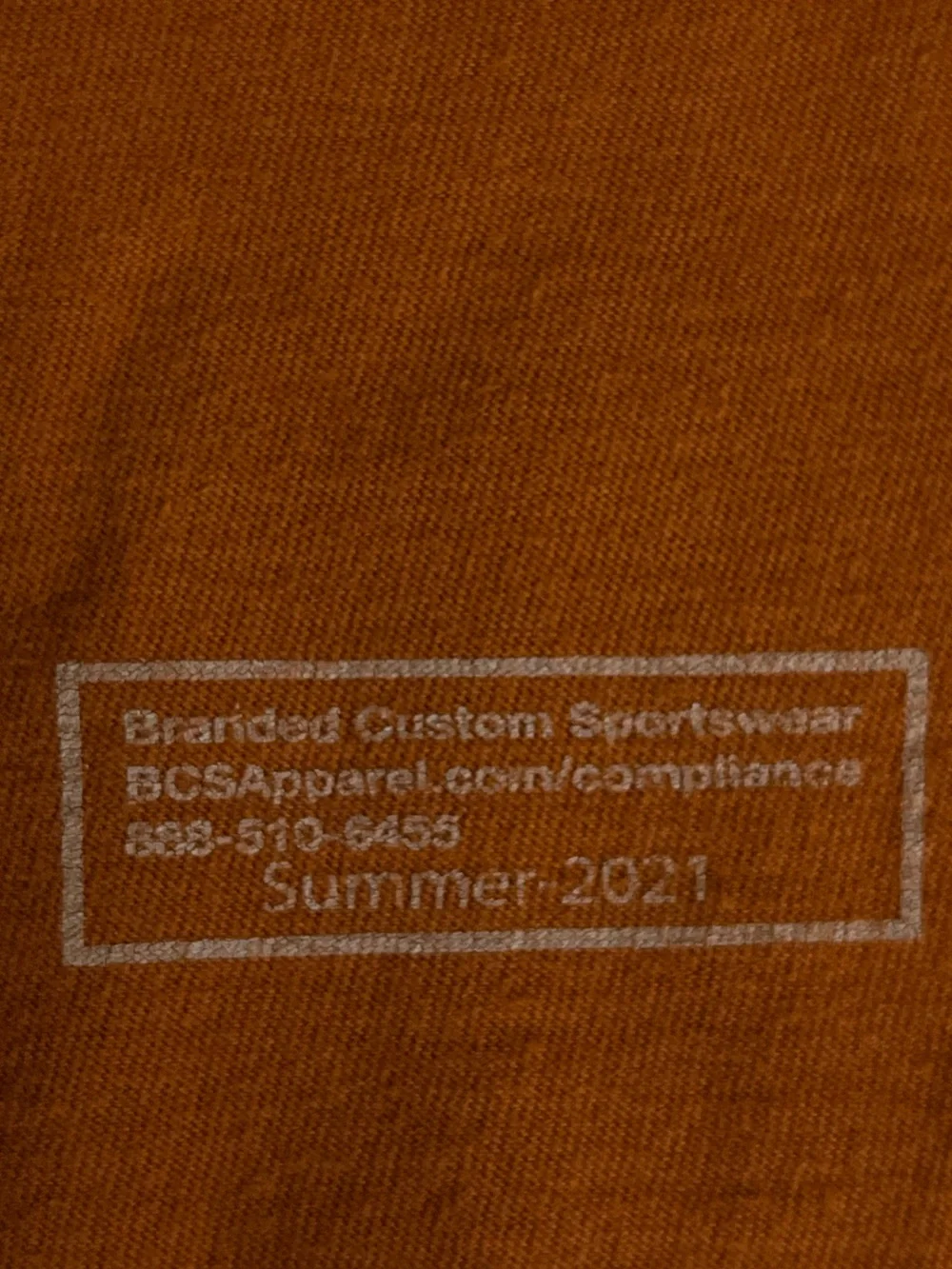 Nike Kids Texas Football Tee in Burnt Orange with White Logo Large